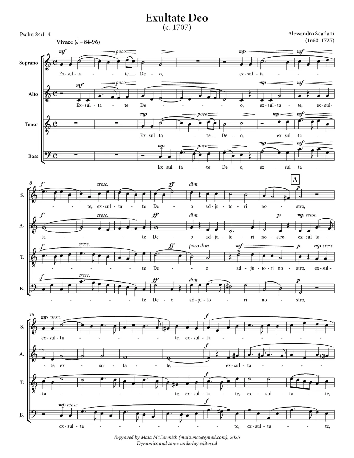 Exultate Deo - Page 1