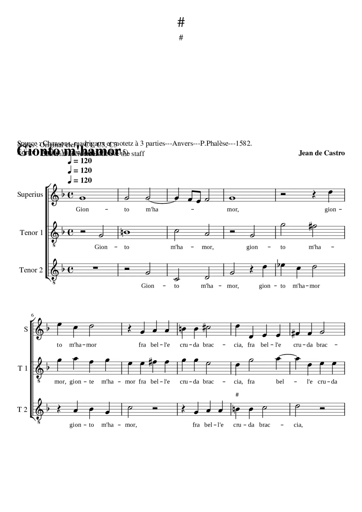 Gionto m'hamor - Page 1