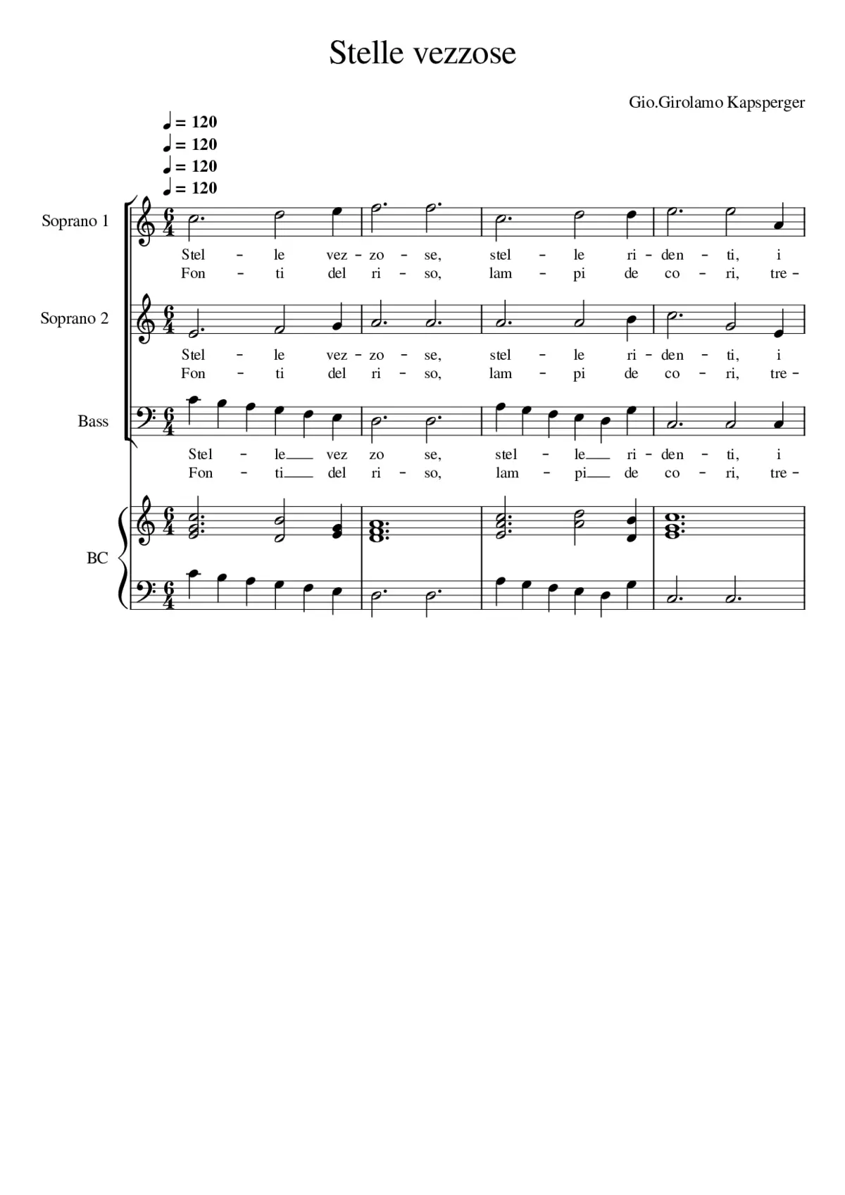 Stelle vezzose - Page 1