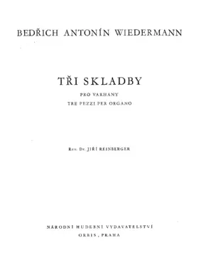 Tři skladby pro varhany