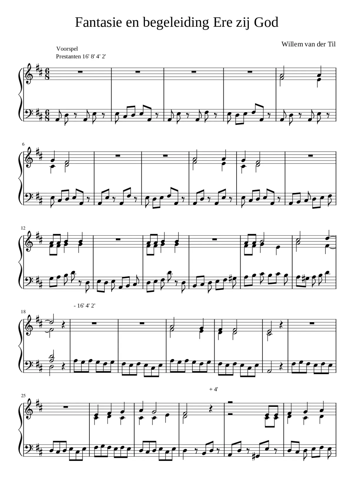 Ere zij God - Fantasie en begeleiding - Page 1