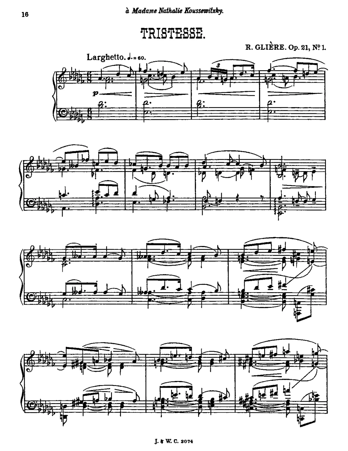 3 Pieces for Piano, - Page 1