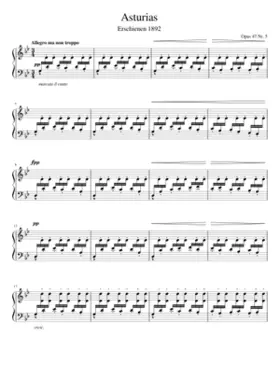 Asturias op. 47 No.5