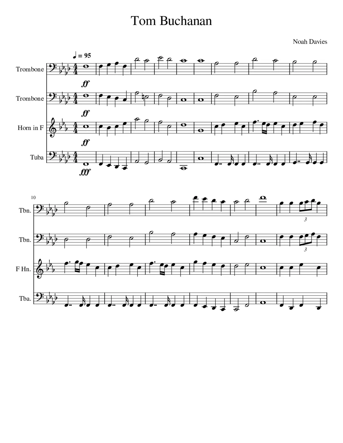 Tom Buchanan - Page 1