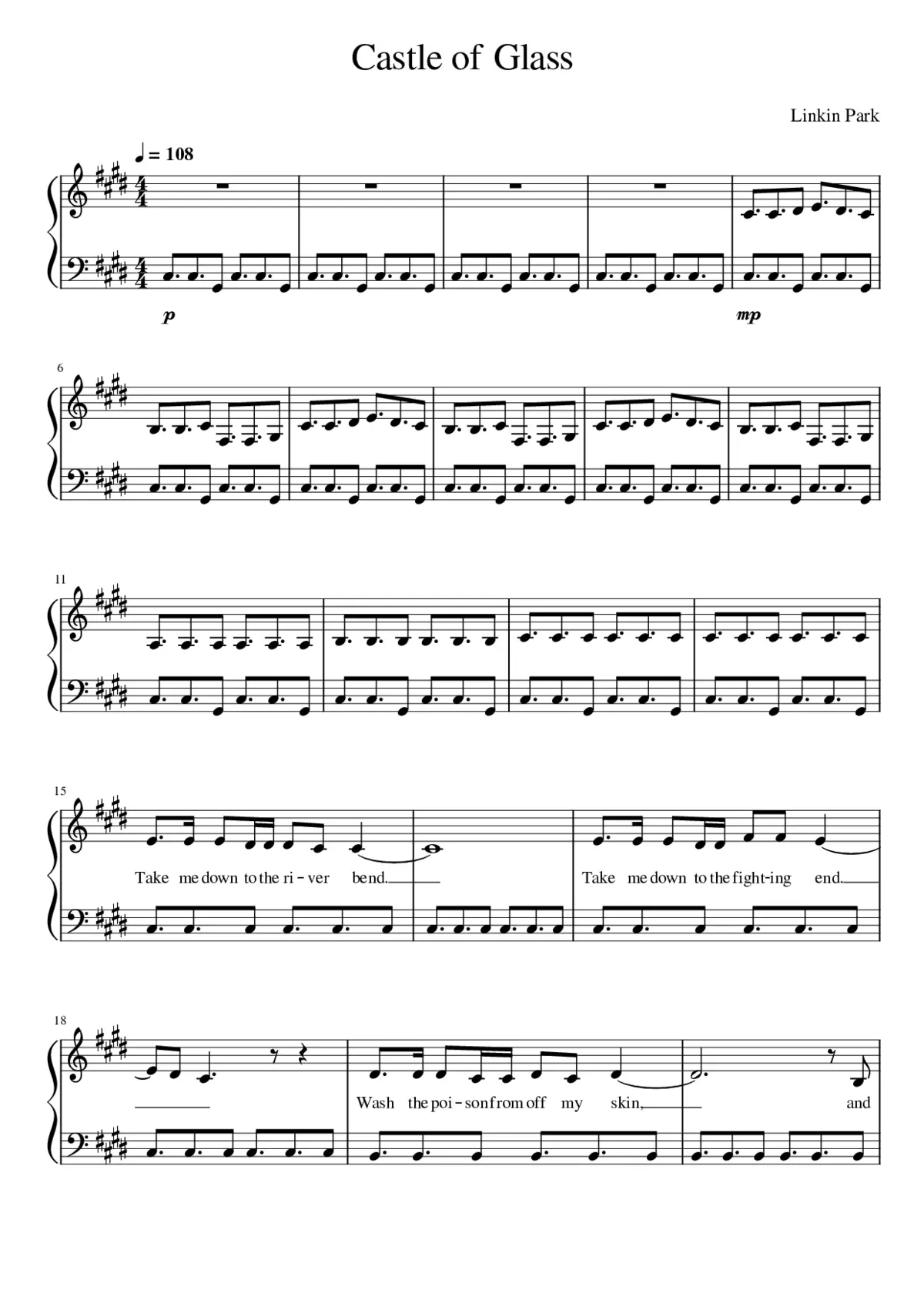 castle of glass - Page 1