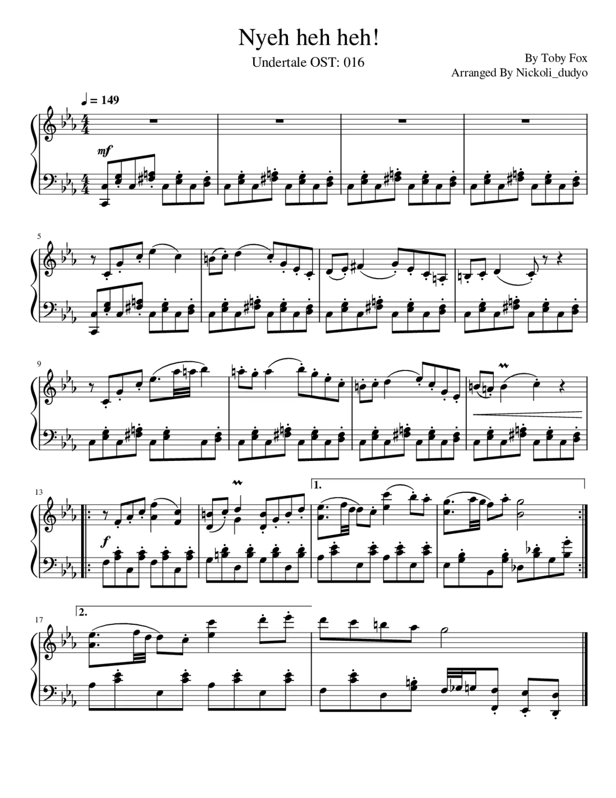 Nyeh Heh Heh! - Page 1