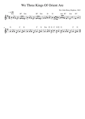 We Three Kings of Orient Are