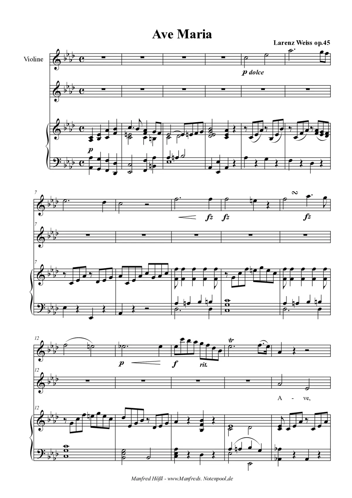 Ave Maria - Page 1
