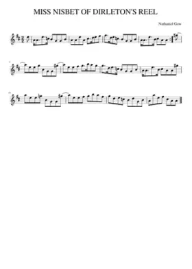 MISS NISBET OF DIRLETON'S REEL