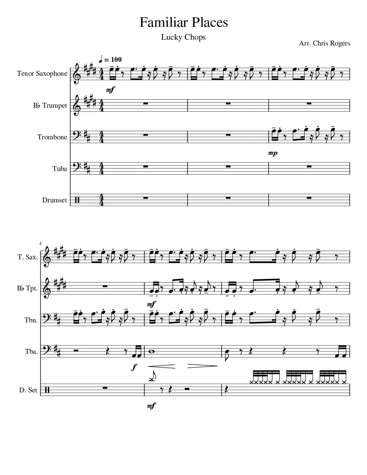 Familiar Places - Page 1