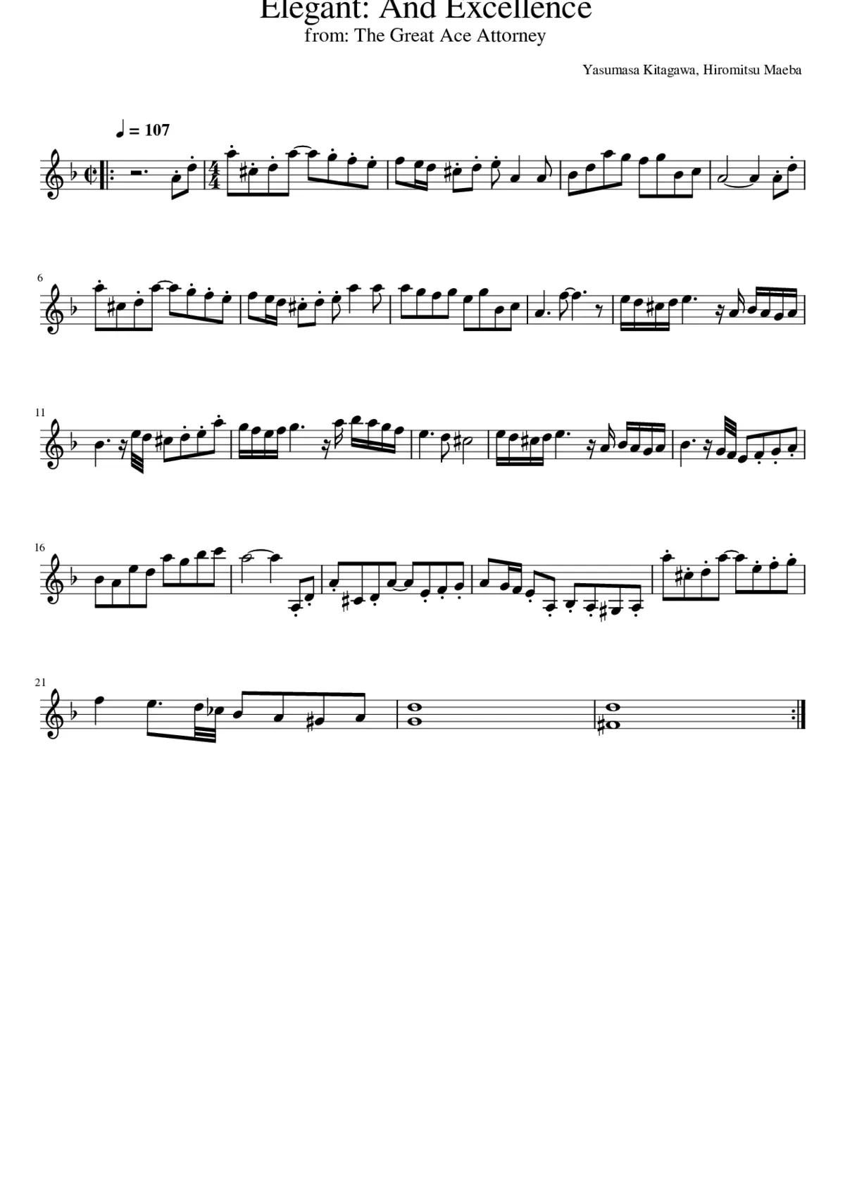 Elegant: And Excellence - Page 1