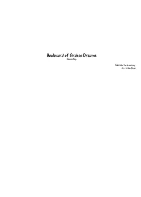 boulevard of broken dreams