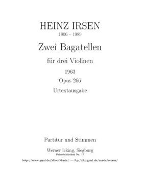 2 Bagatellen