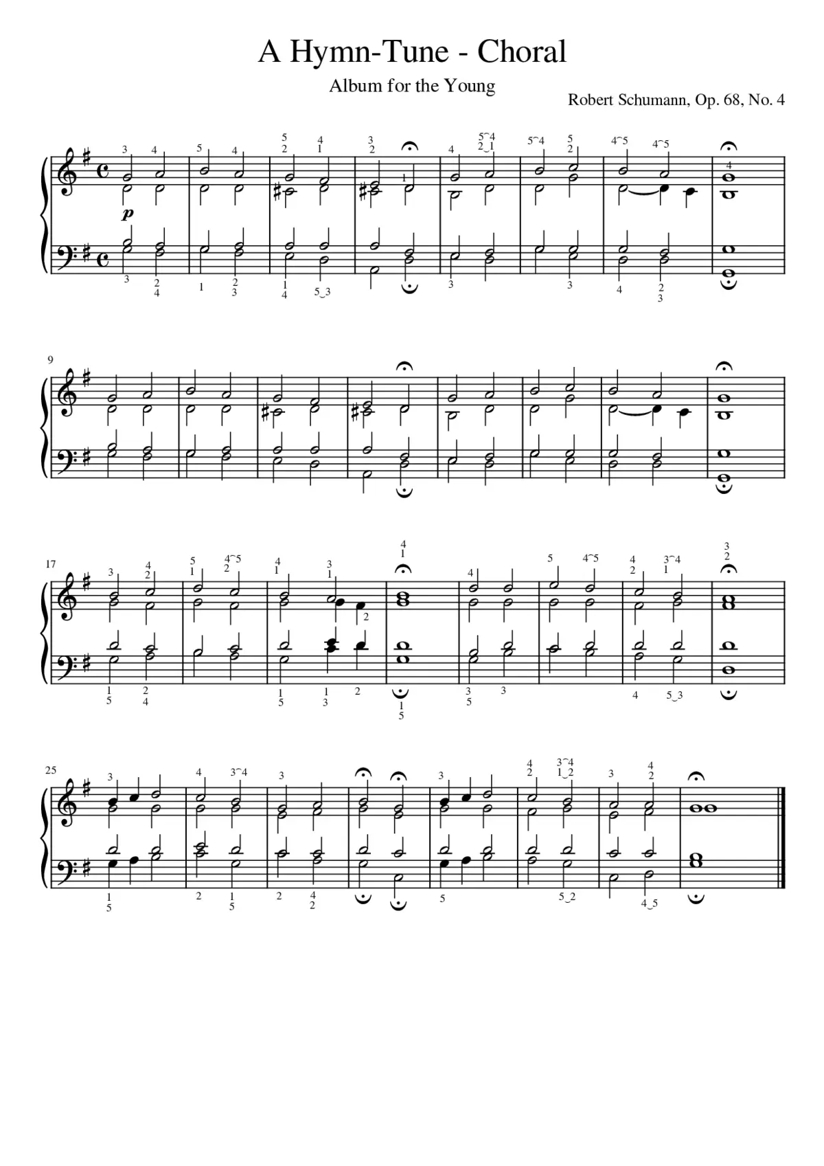 Album für die Jugend Op.68 - Page 1