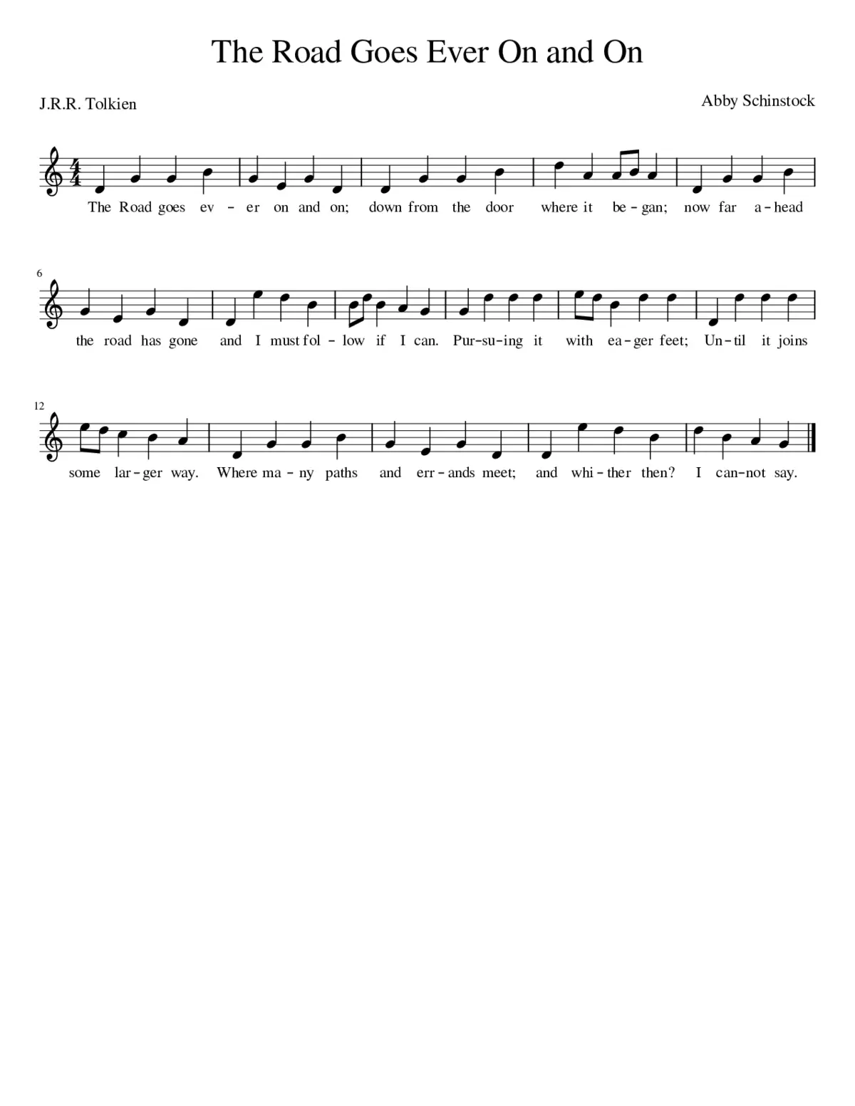 The Road Goes Ever On and On - Page 1