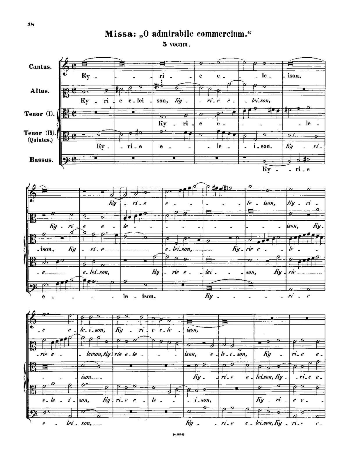 Missa O admirabile commercium - Page 1