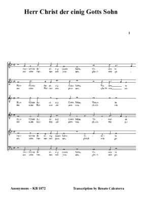 Herr Christ der einig Gotts Sohn