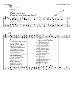 Christian dost thou see them?