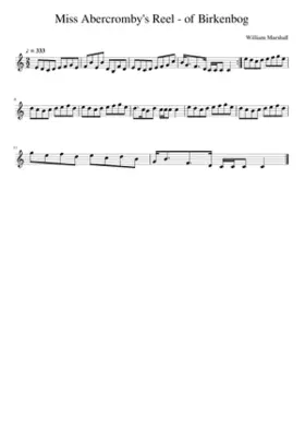 Miss Abercromby's Reel - of Birkenbog