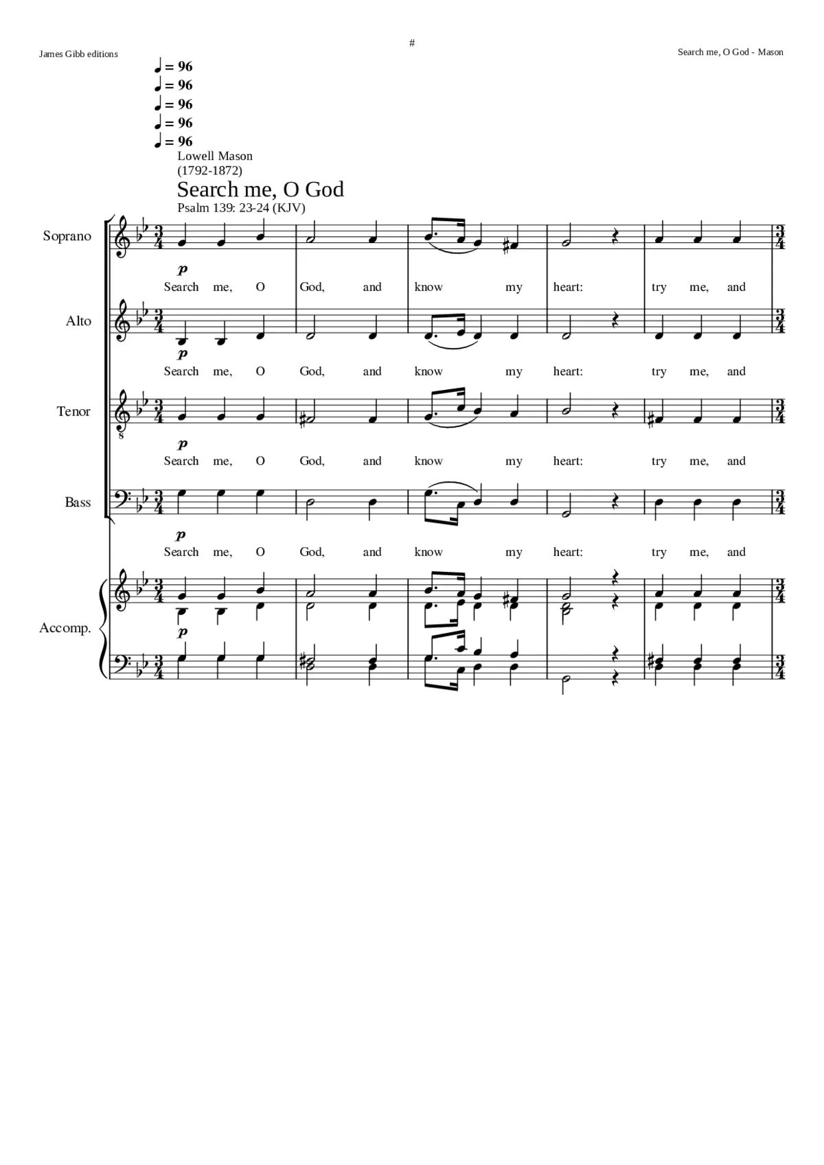 Search me O God - Page 1