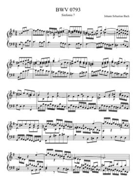 Sinfonia in E minor BWV 793