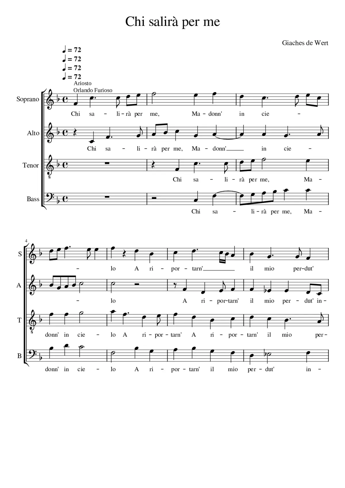 Chi salirà per me - Page 1