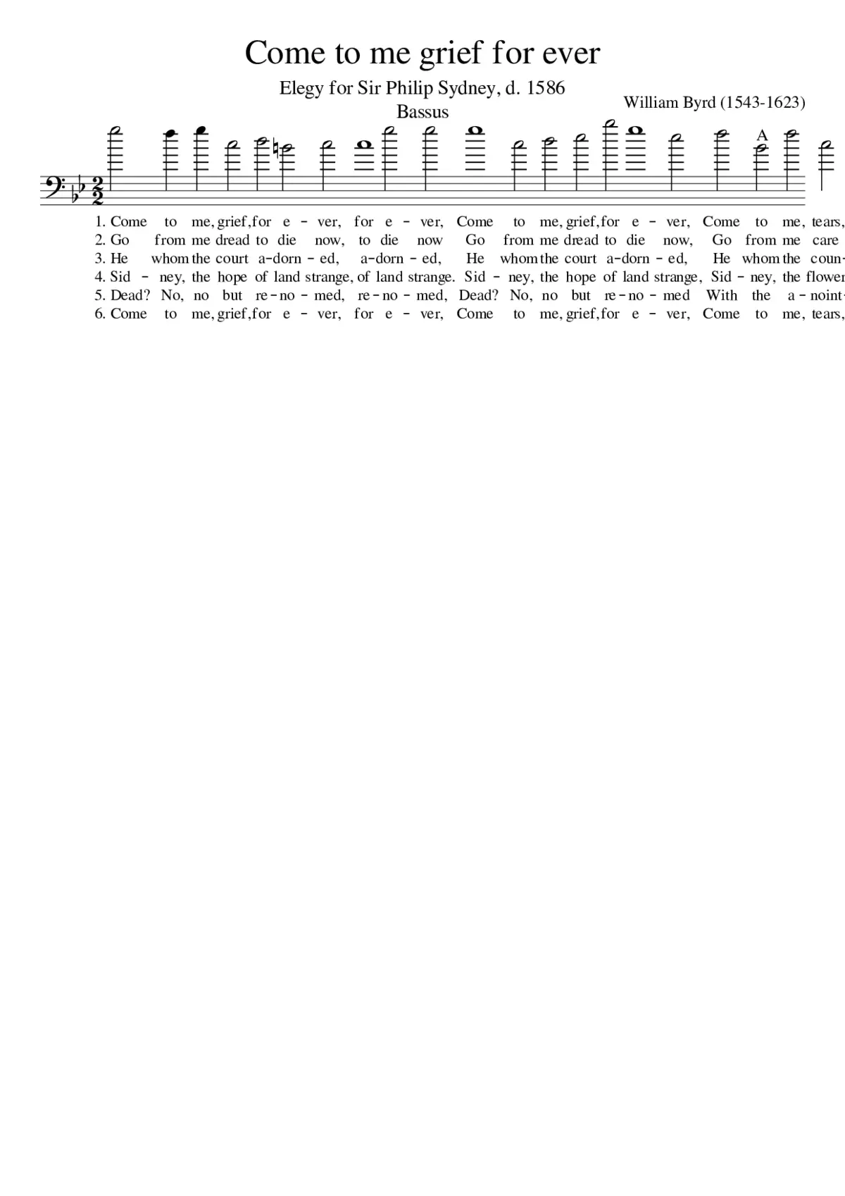 Come to me grief for ever - Page 1