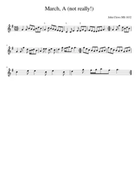 March A (not really!)