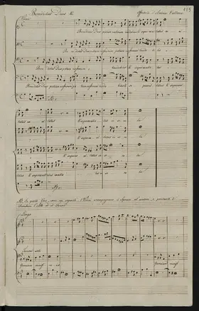 Benedictus Deus in G major