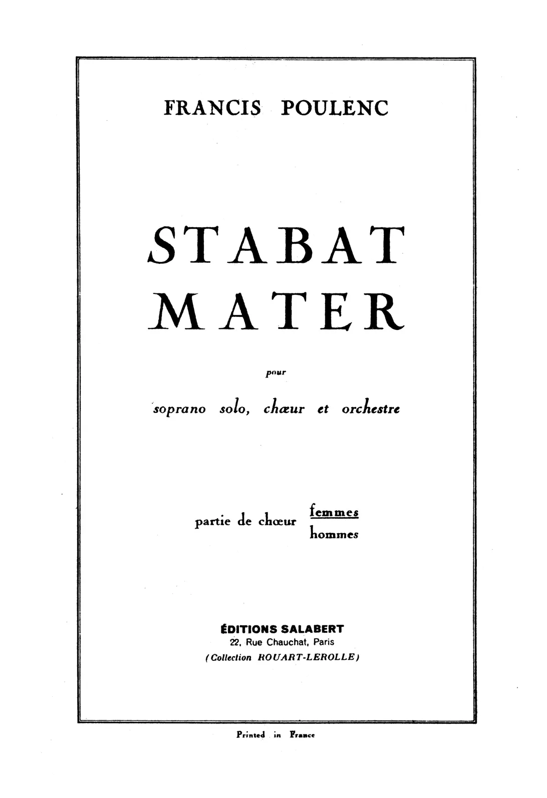 Stabat Mater - Page 1