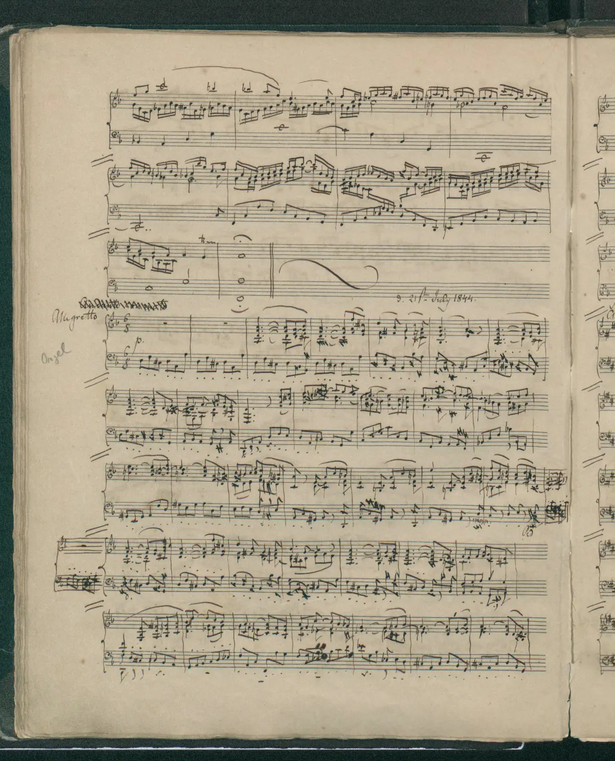 Allegretto in D minor - Page 1