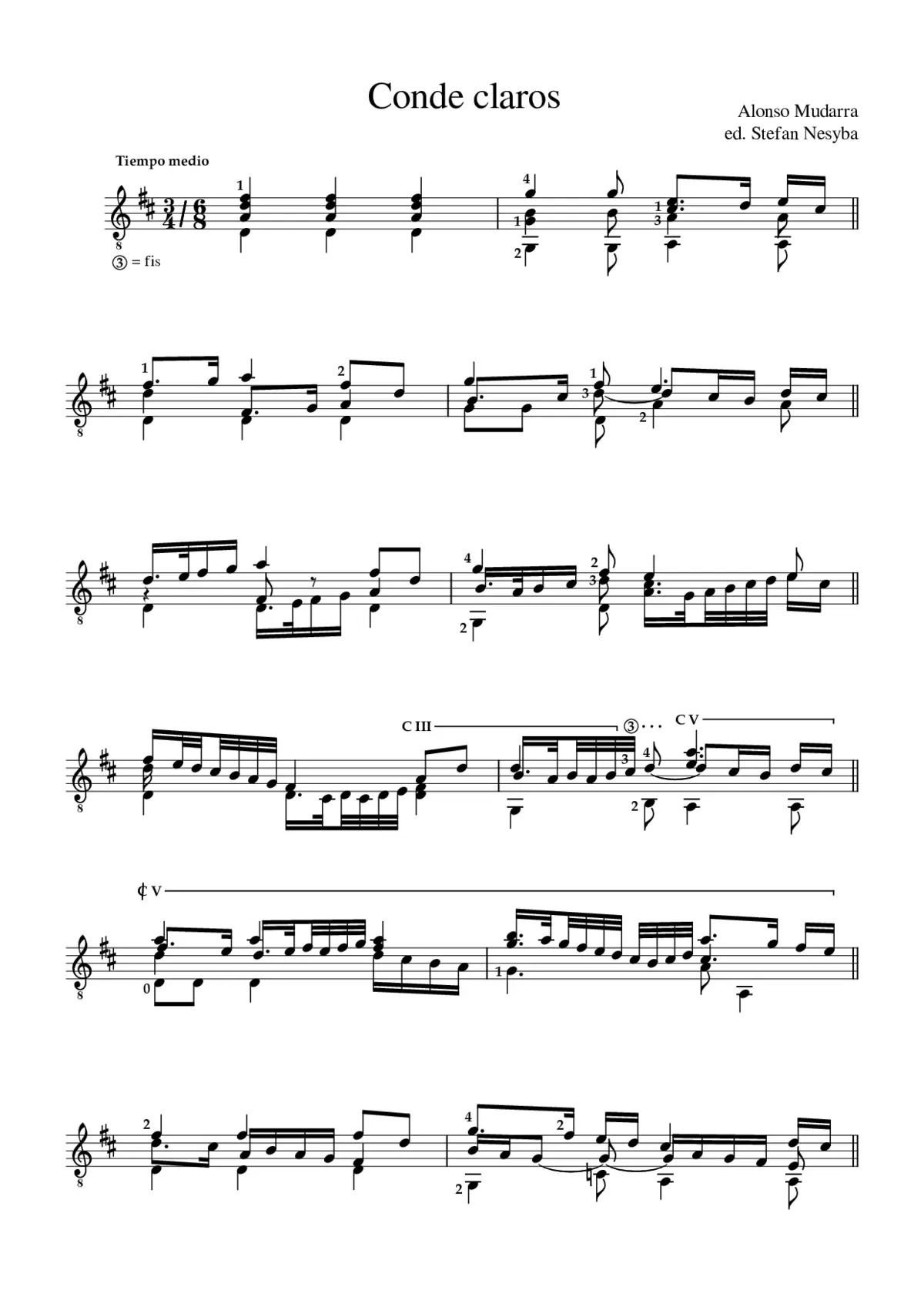 Conde claros - Page 1