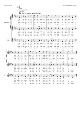 Te lucis ante terminum