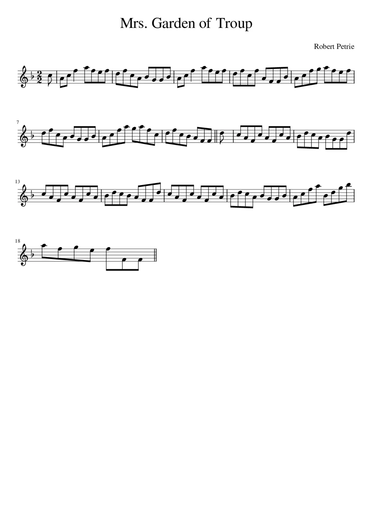 Mrs. Garden of Troup - Page 1