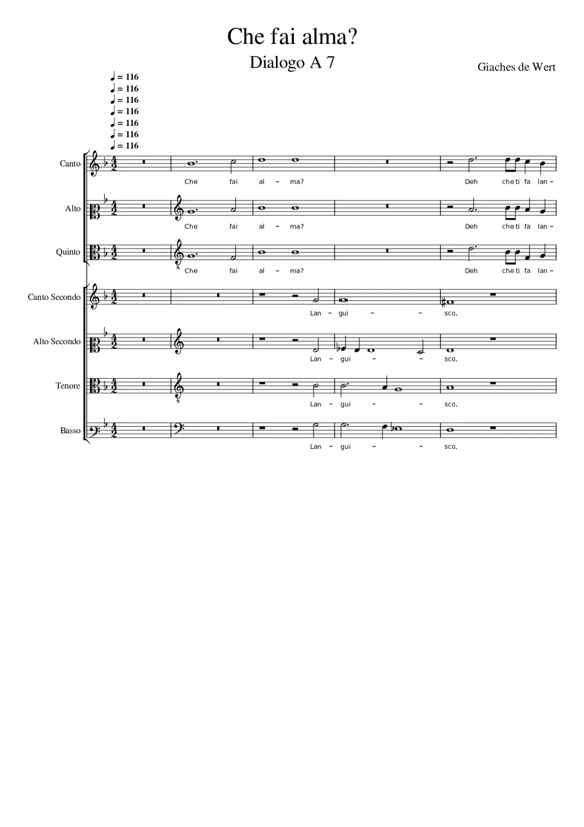 Che fai alma? - Page 1