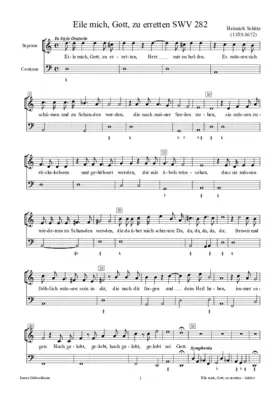 Eile mich, Gott, zu erretten, SWV 282
