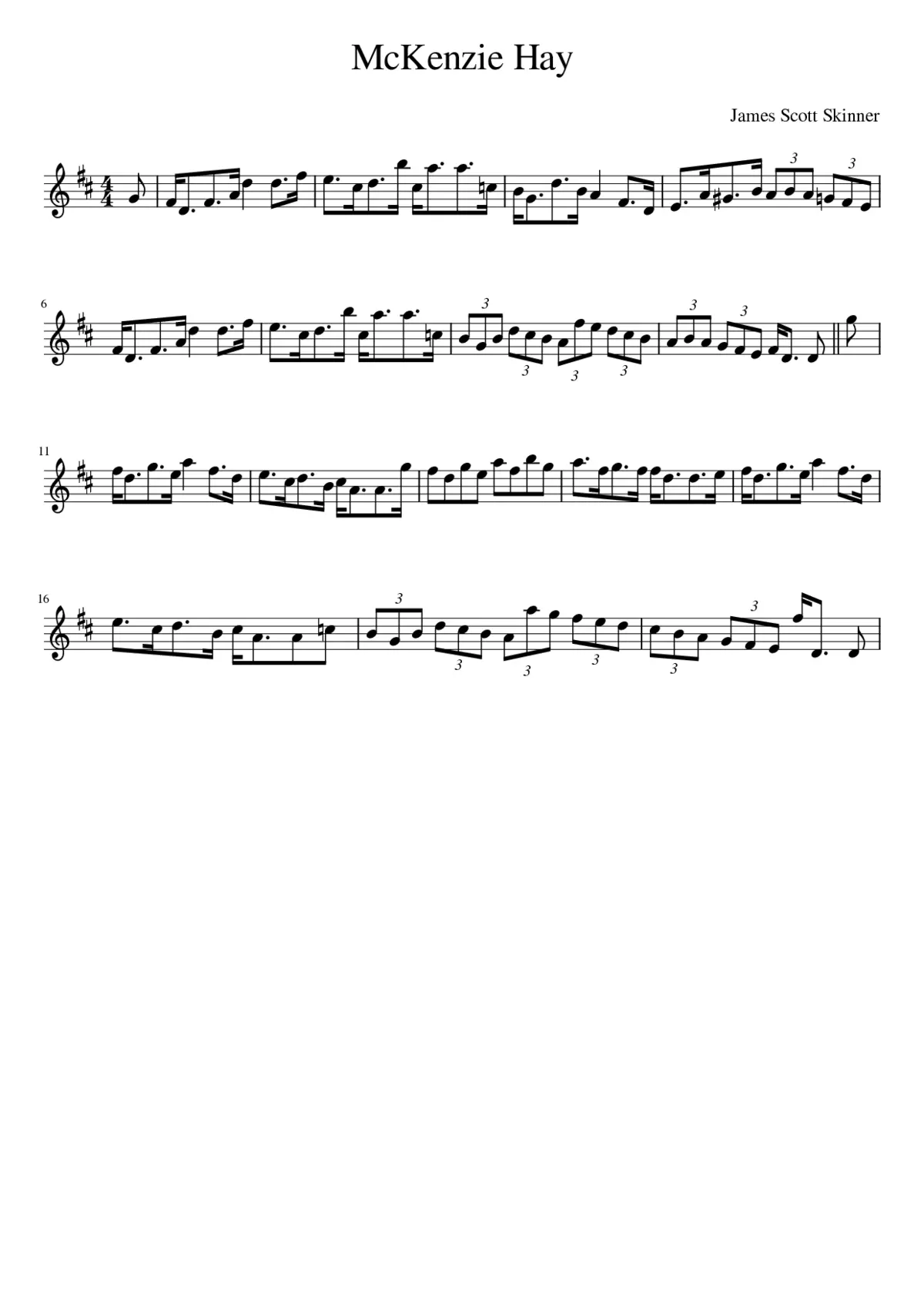 McKenzie Hay - Page 1