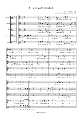 Io mi parto occhi belli