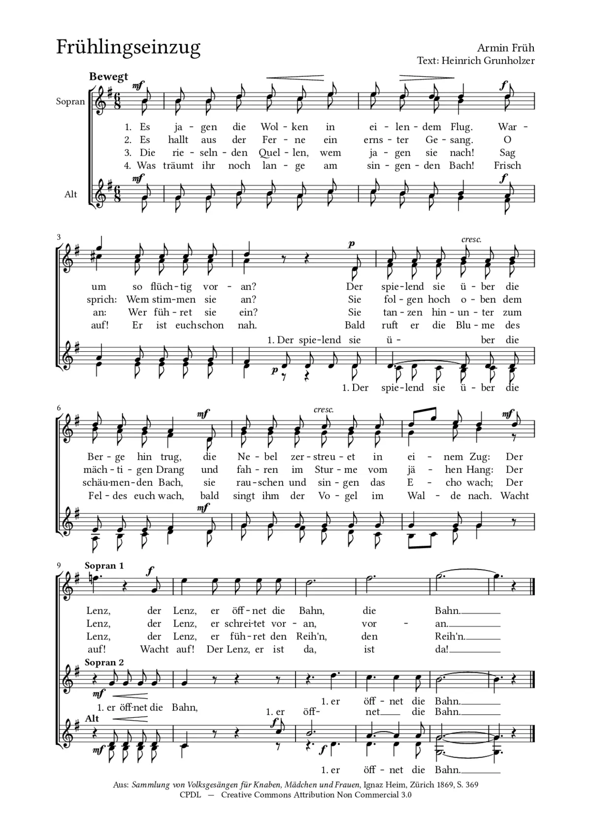 Frühlingseinzug - Page 1