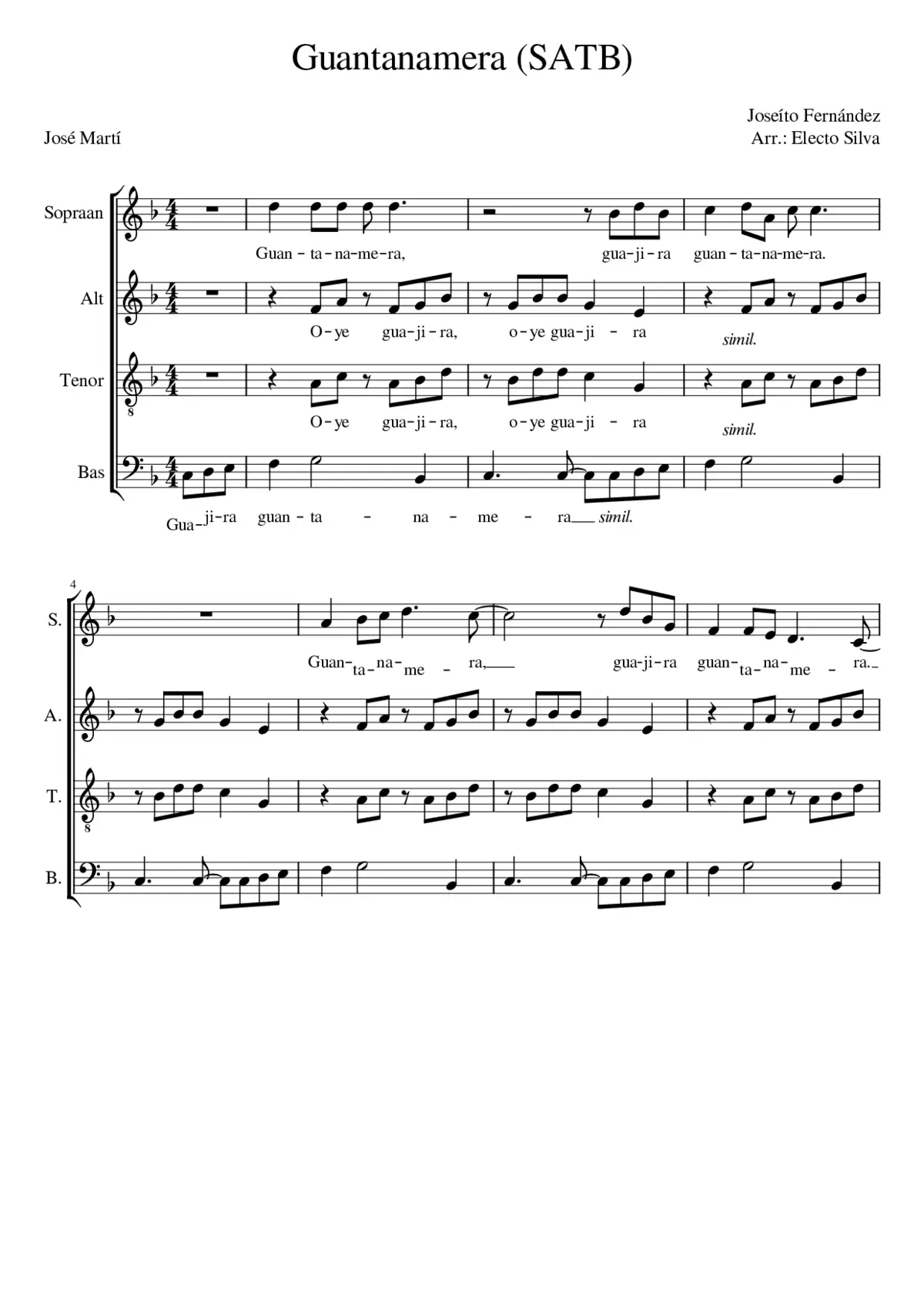 guantanamera - Page 1
