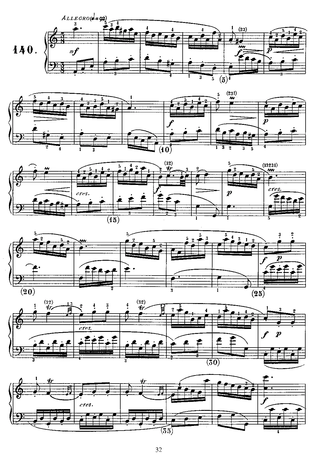 Keyboard Sonata in A minor - Page 1