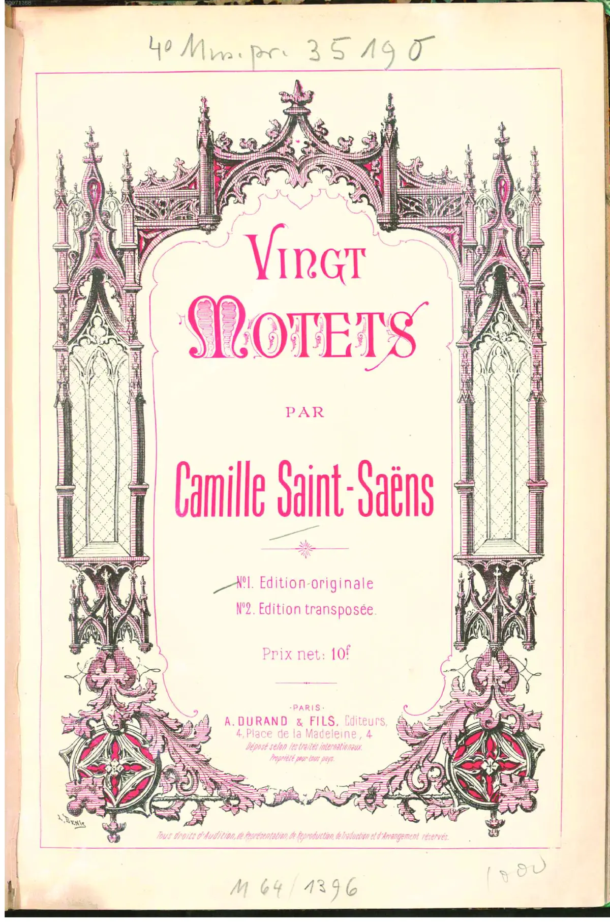 Vingt Motets - Page 1