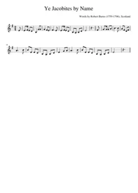 ye jacobites by name