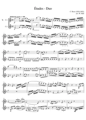 32 Etudes for Clarinet