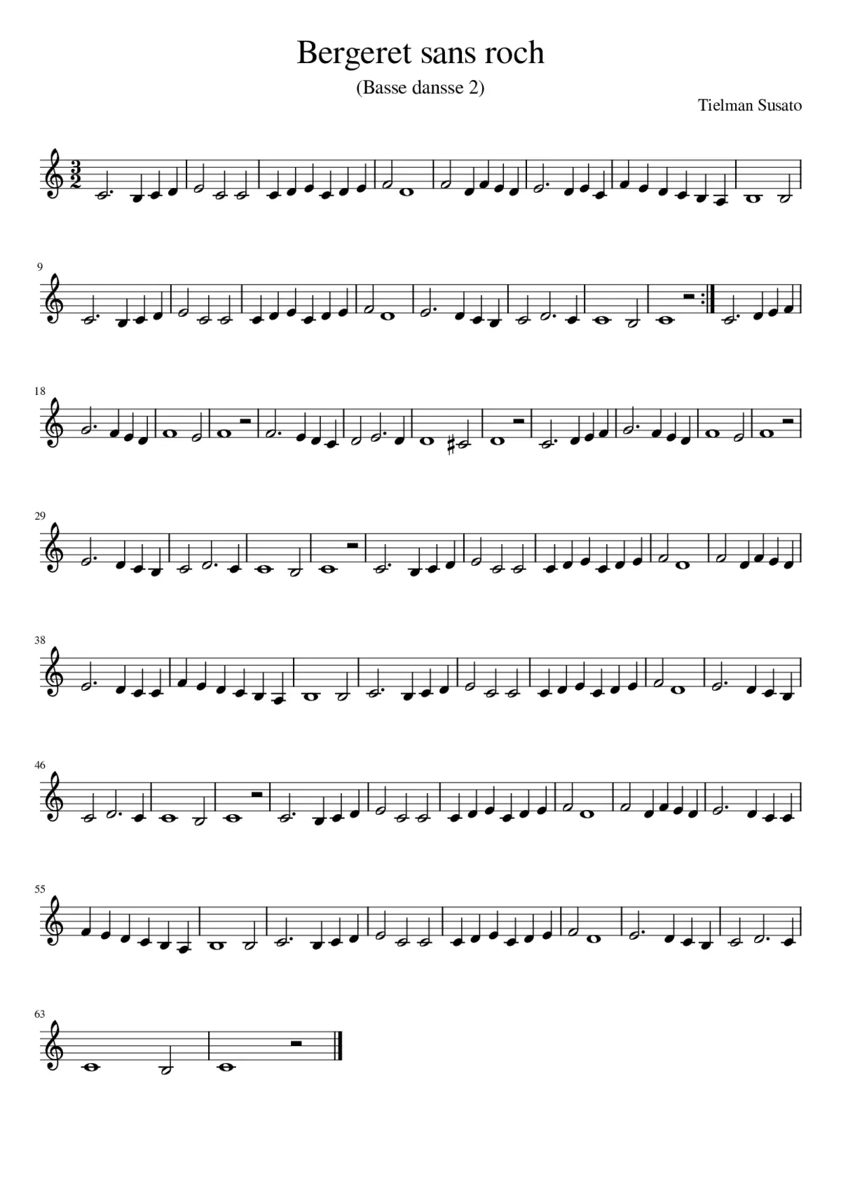 Bergeret sans roch - Page 1