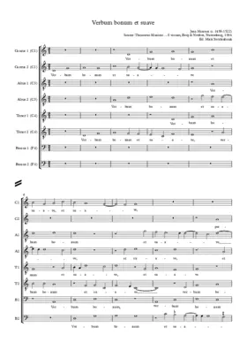 Verbum bonum et suave a 8