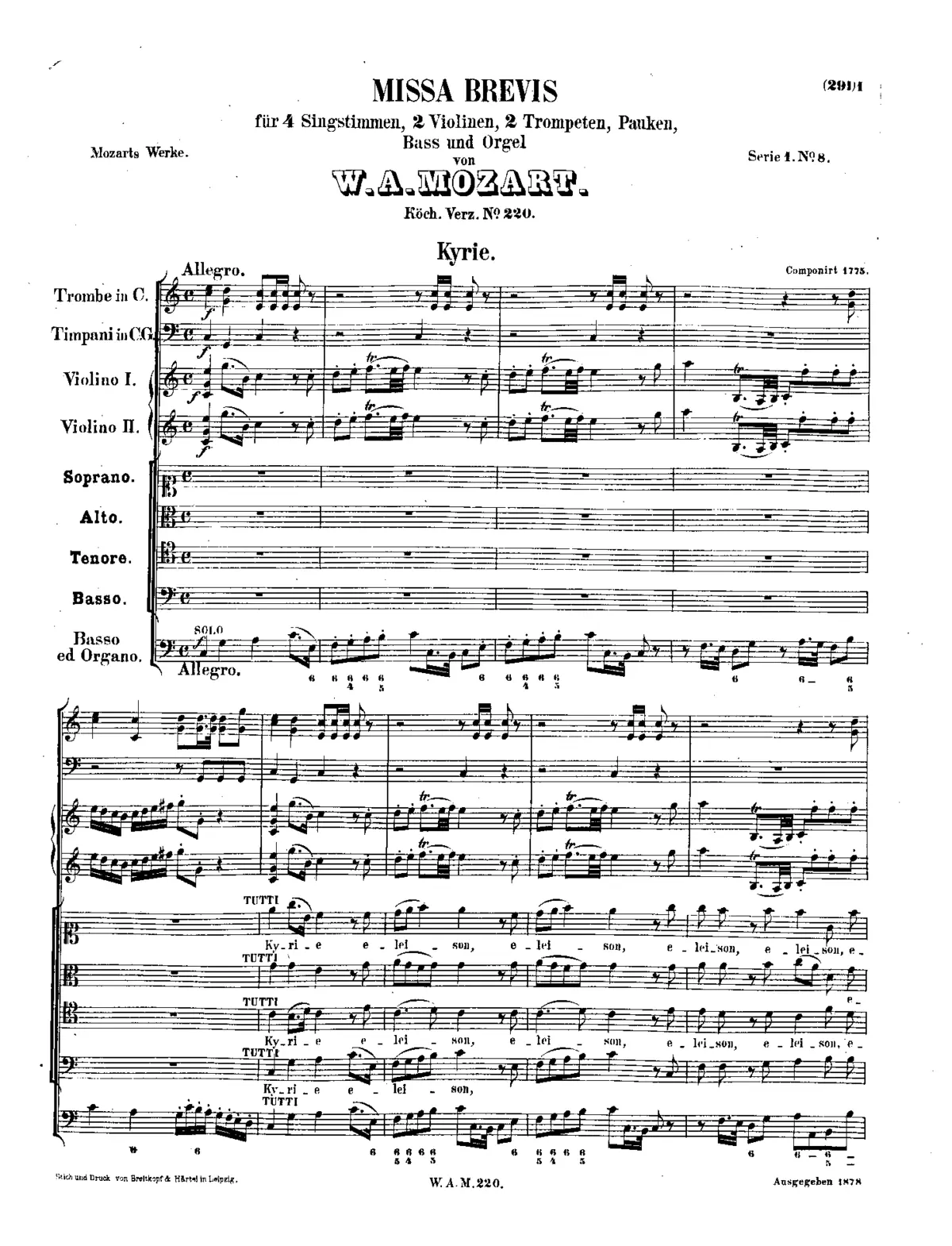 Missa brevis - Page 1
