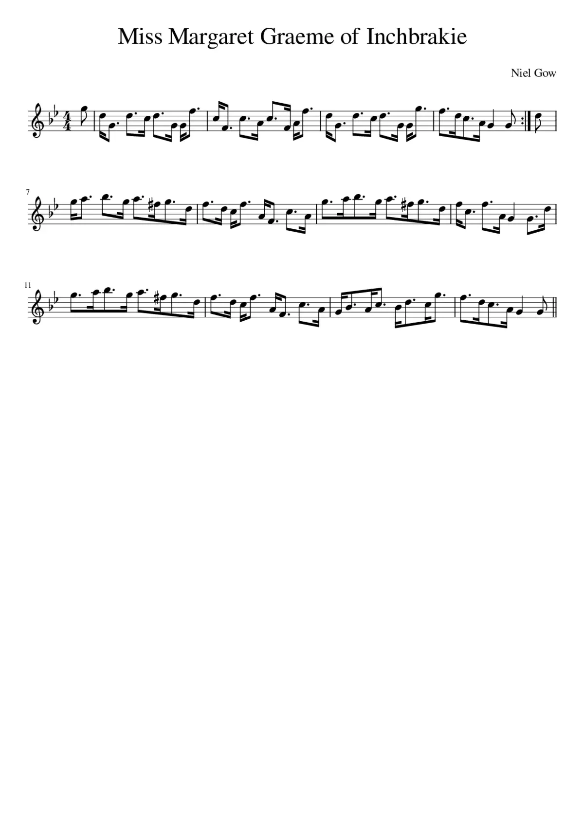 Miss Margaret Graeme of Inchbrakie - Page 1