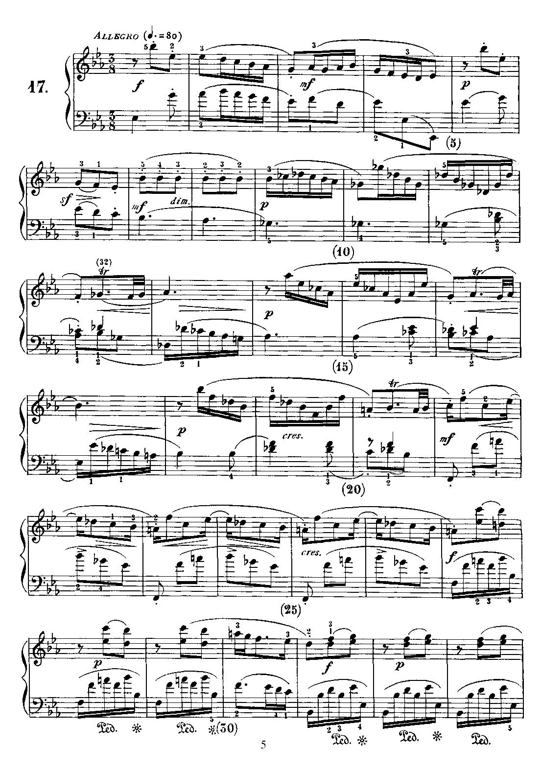 Keyboard Sonata in E-flat major - Page 1