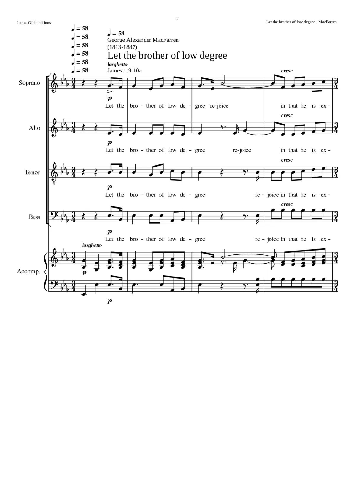 Let the brother of low degree - Page 1